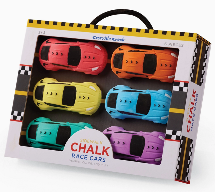 CROCODILE CREEK INC. Race Cars Side Walk Chalk