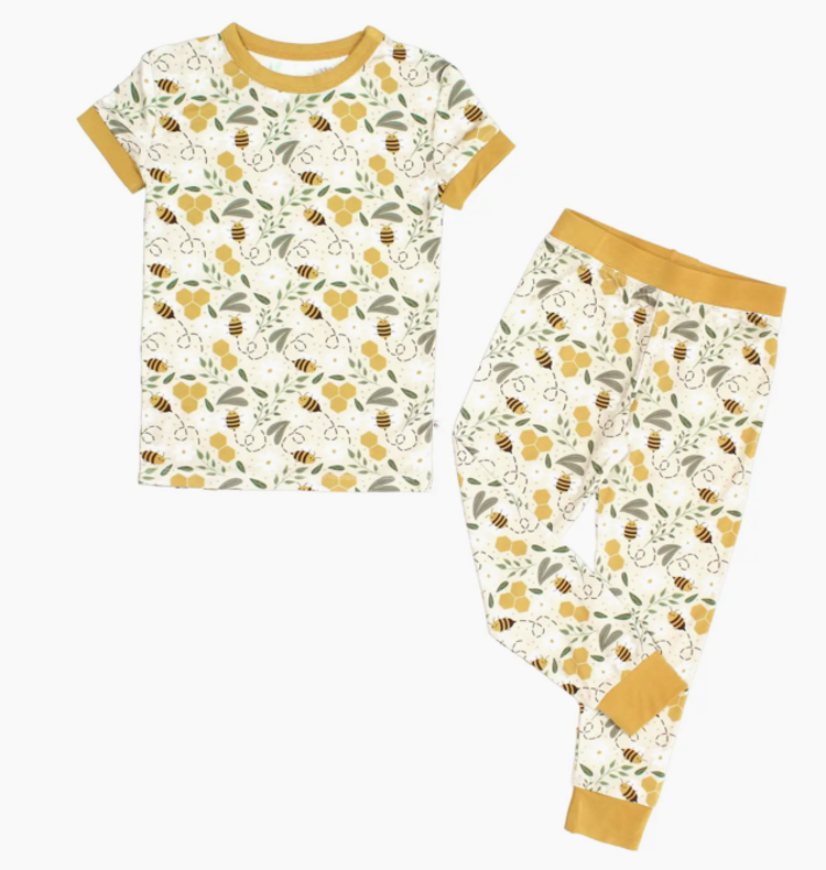 EMERSON AND FRIENDS Happy Honey Bees Pajama Set