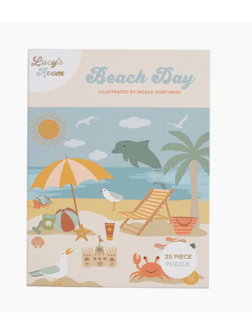 EMERSON AND FRIENDS Beach Day 25 Piece Puzzle