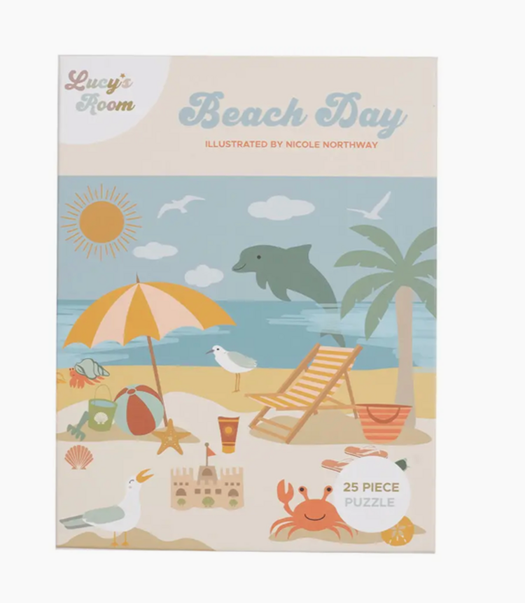EMERSON AND FRIENDS Beach Day 25 Piece Puzzle