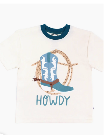 EMERSON AND FRIENDS Howdy Western Ringer Tee
