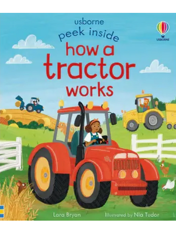 HARPER COLLINS Peak Inside How A Tractor Works Book