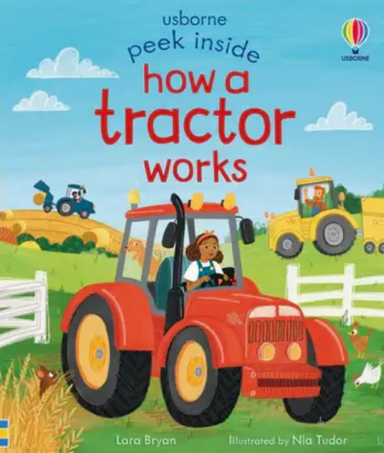 HARPER COLLINS Peak Inside How A Tractor Works Book