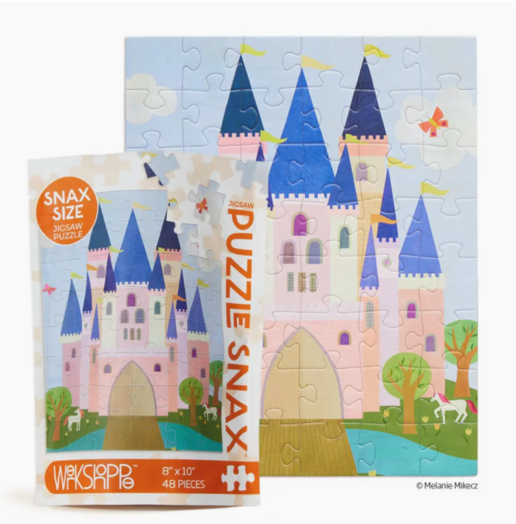 WERKSHOPPE Pink Royal Castle  Puzzle Snax