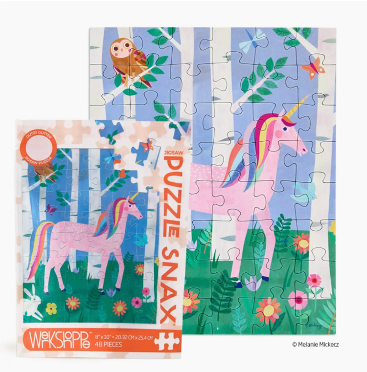WERKSHOPPE Unicorn Forest  Puzzle Snax