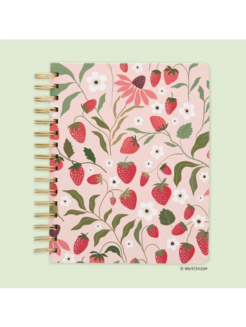 WERKSHOPPE Strawberry Daydreams Notebook