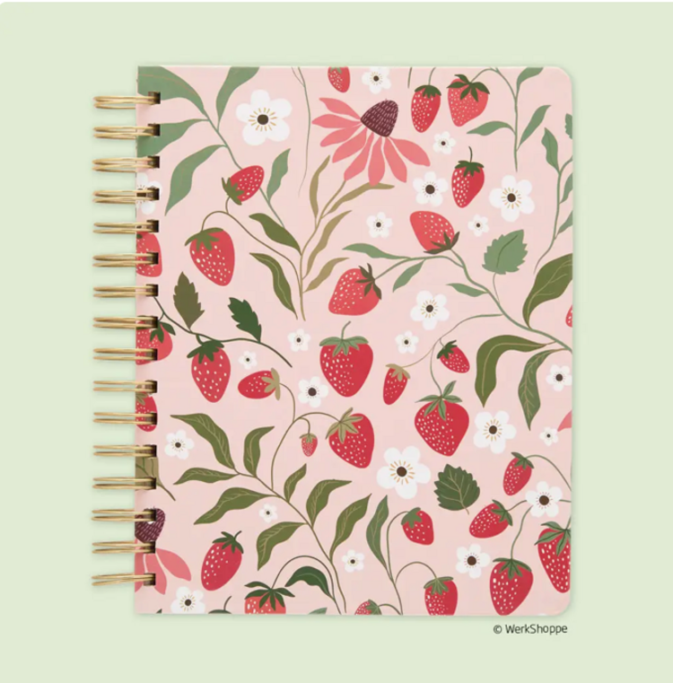 WERKSHOPPE Strawberry Daydreams Notebook