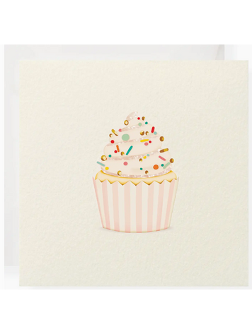 KAREN ADAMS DESIGNS Vanilla Cupcake Individual Gift Card