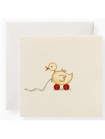 KAREN ADAMS DESIGNS Ducky Individual Gift Card
