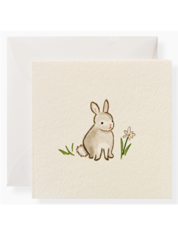 KAREN ADAMS DESIGNS Bunny Individual Gift Card