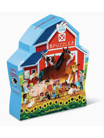 CROCODILE CREEK INC. Day At the Farm 48 Piece Puzzle