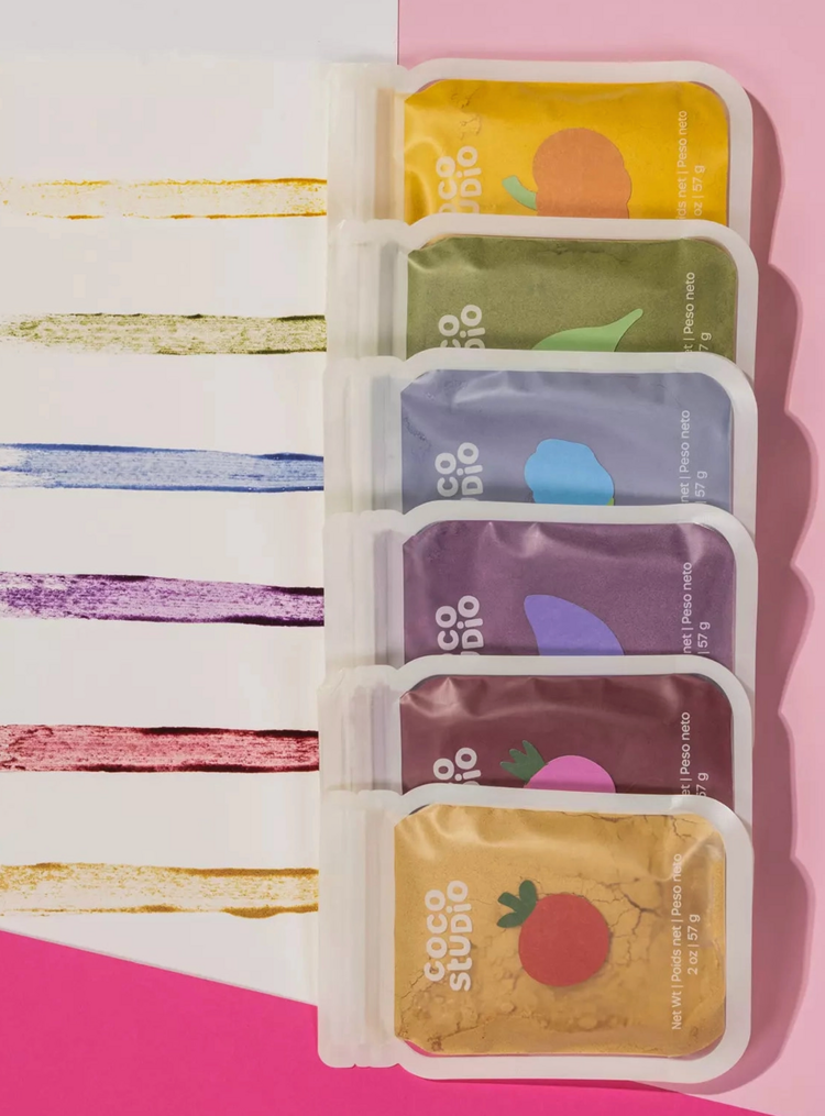 COCO VILLAGE Vegetable Powder Based Paint Set