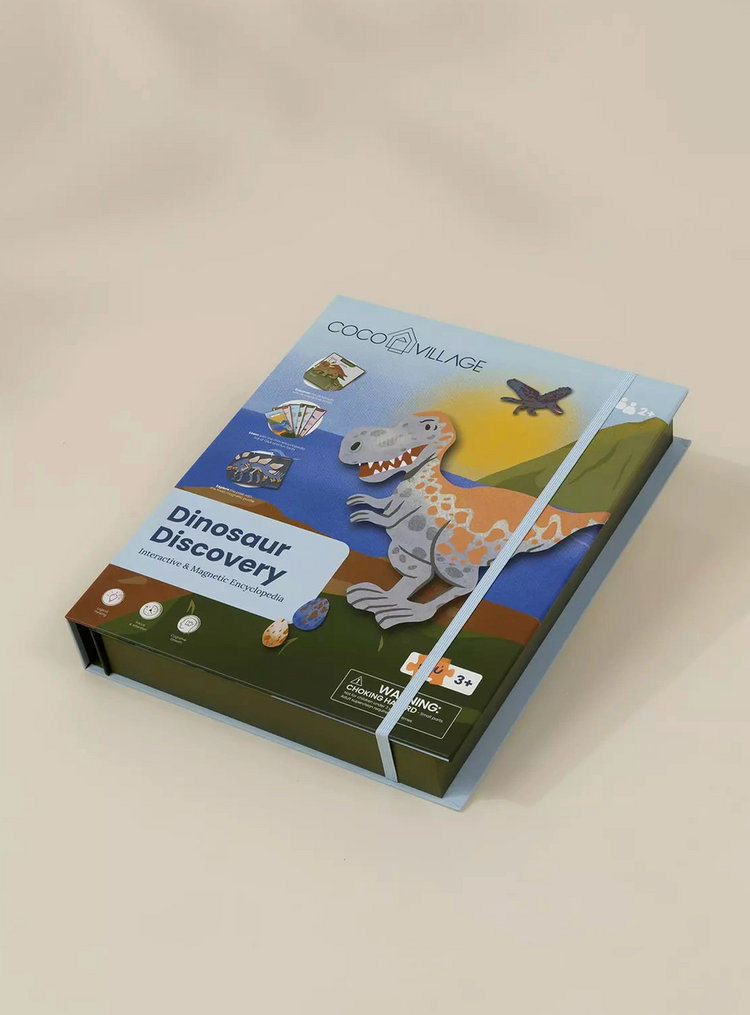 COCO VILLAGE Interactive & Magnetic Encyclopedia - Dinosaur Discovery