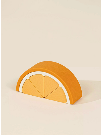 COCO VILLAGE Orange Silicone Stackable Fruit