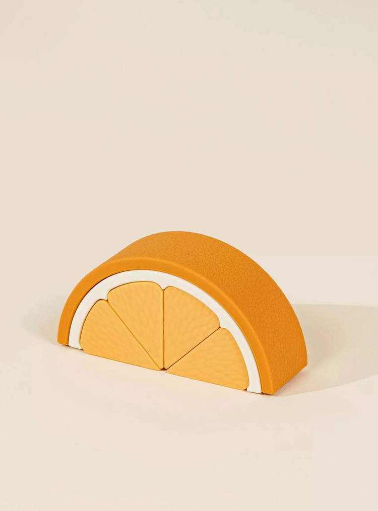 COCO VILLAGE Orange Silicone Stackable Fruit