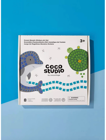 COCO VILLAGE Ocean Mosaic Stickers Art Set