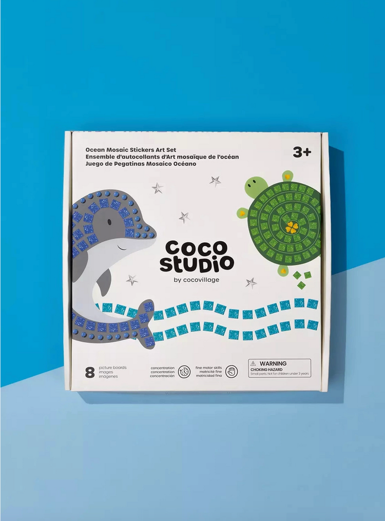 COCO VILLAGE Ocean Mosaic Stickers Art Set