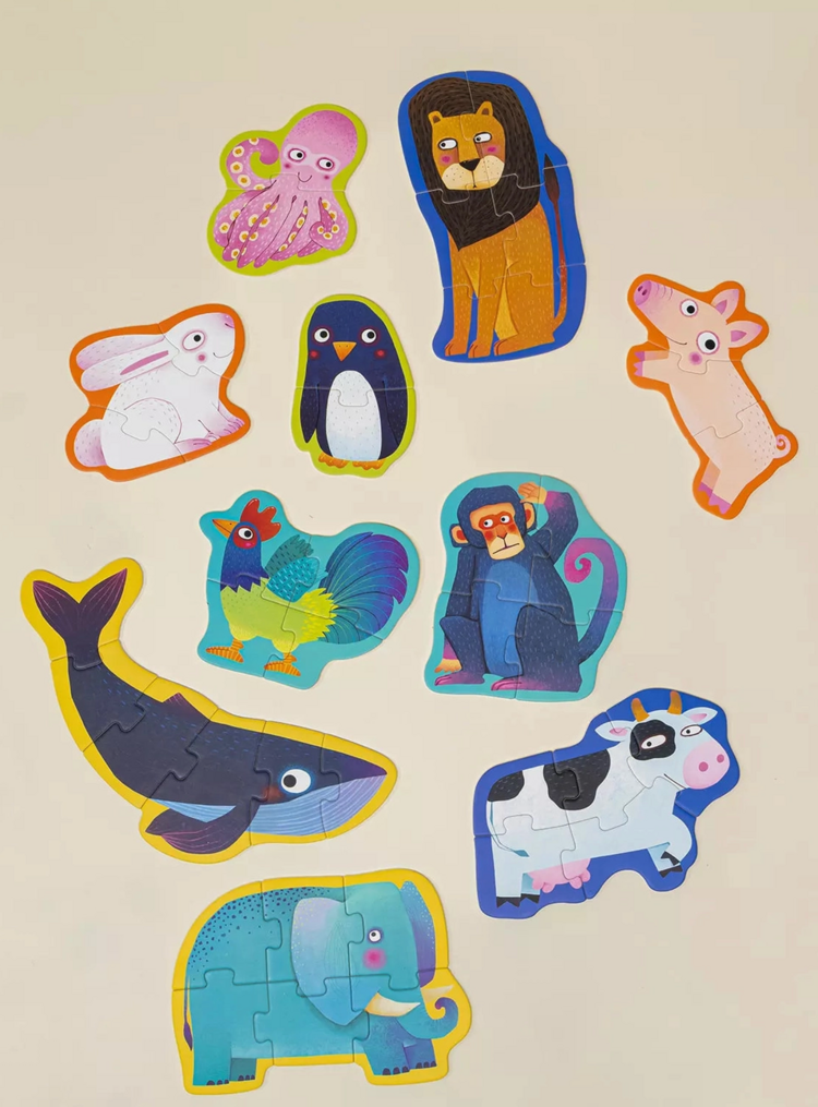 COCO VILLAGE Level Up Puzzles - The Animals