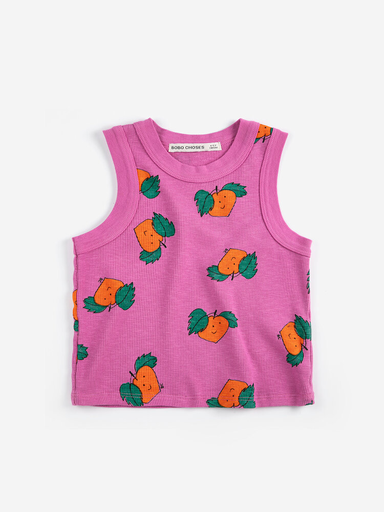BOBO CHOSES Tangerine All Over Tank Top