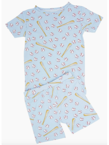 SWEET BAMBOO Baseball Pajama Set