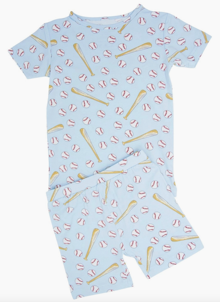 SWEET BAMBOO Baseball Pajama Set