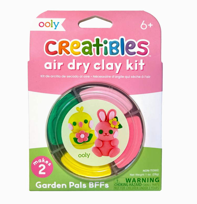 OOLY Creatibles: Air Dry Clay BFF's Kit - Garden Pals