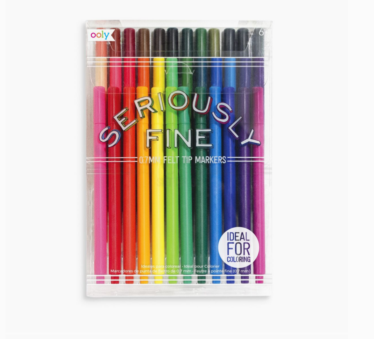 OOLY Seriously Fine: Felt Tip Markers
