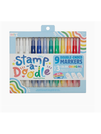 OOLY Stamp-A-Doodle: Double Ended & Coloring Changing