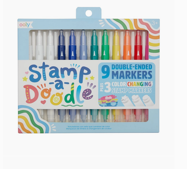 OOLY Stamp-A-Doodle: Double Ended & Coloring Changing