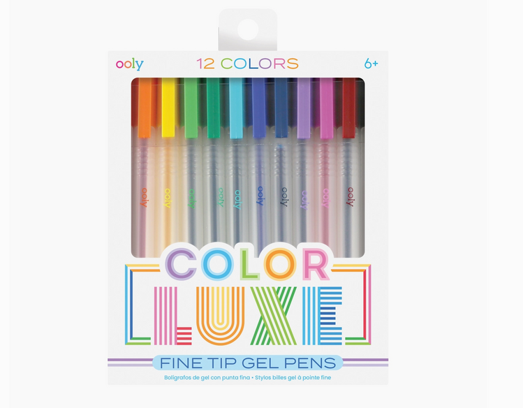 OOLY Color Luxe: Fine Tip Gel Pens