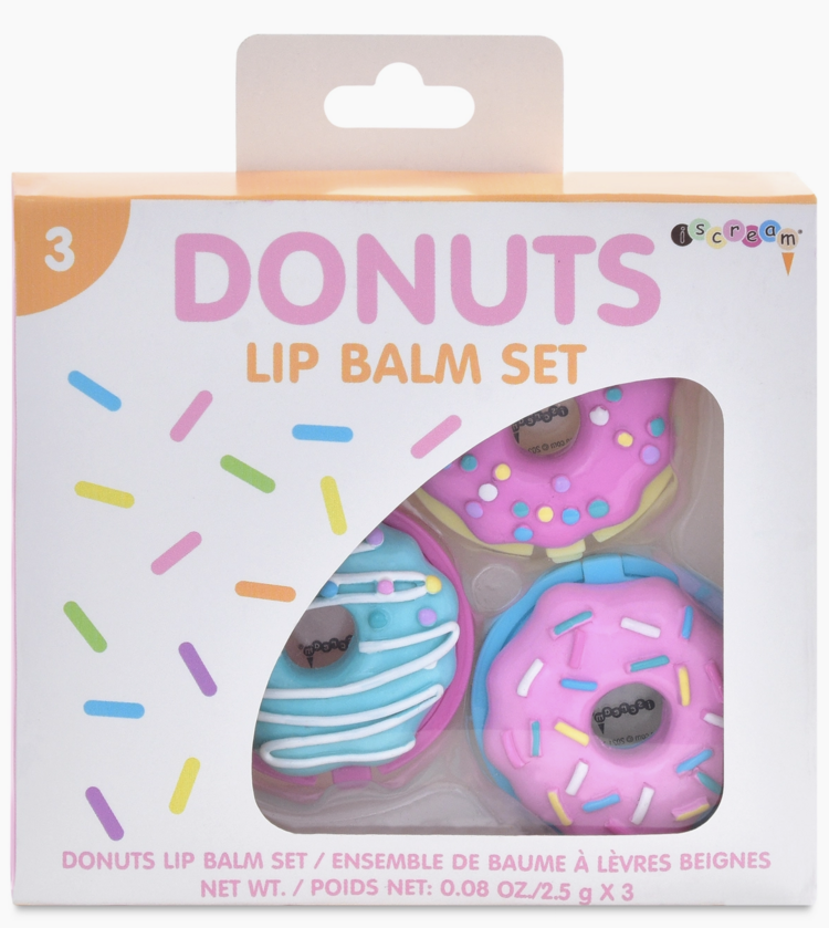 ISCREAM Donut Lip Balm Set