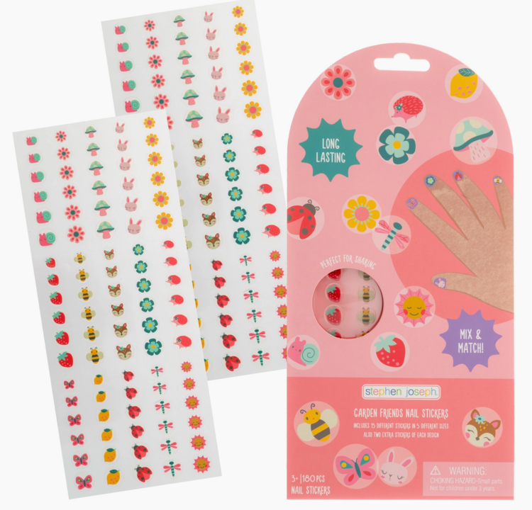 STEPHEN JOSEPH GIFTS Garden Friends Nail Stickers