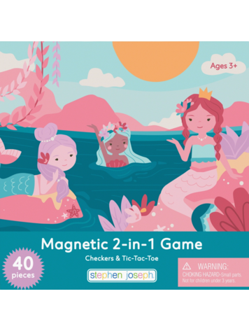 STEPHEN JOSEPH GIFTS Magnetic 2 in 1 Game - Mermaid