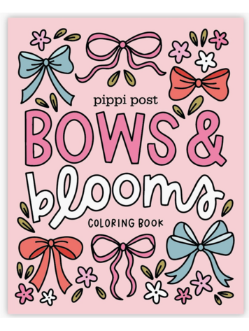 Bows & Blooms Coloring Book