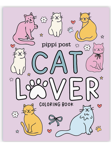 Cat Lover Coloring Book