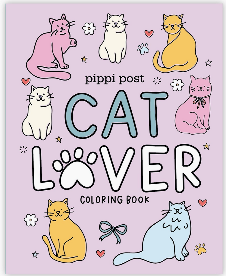 Cat Lover Coloring Book
