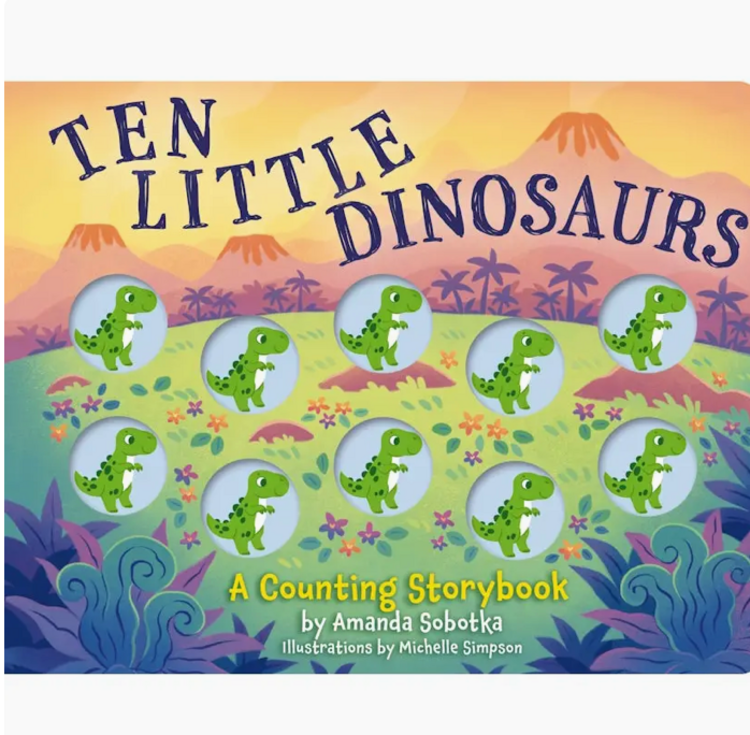 HARPERCOLLINS FOCUS Ten Little Dinosaurs Book