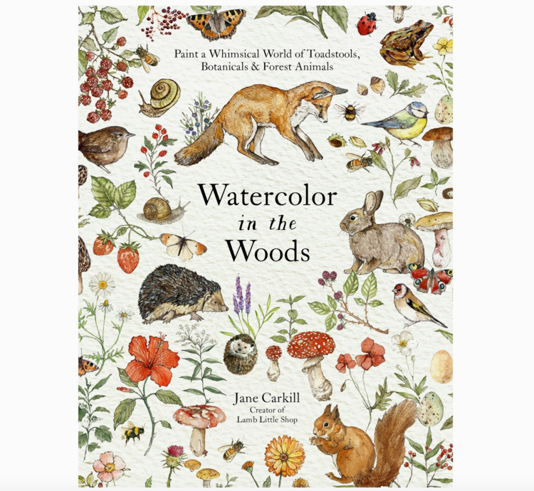 MACMILLIAN PUBLISHERS Watercolor In The Woods: Forest Animals