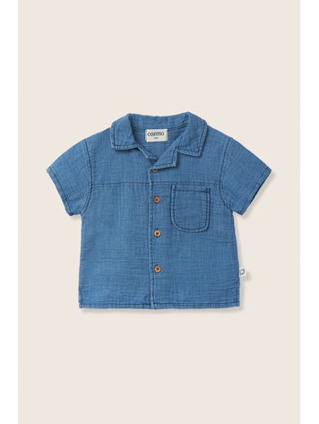 COZMO Denim Gauze Baby Shirt