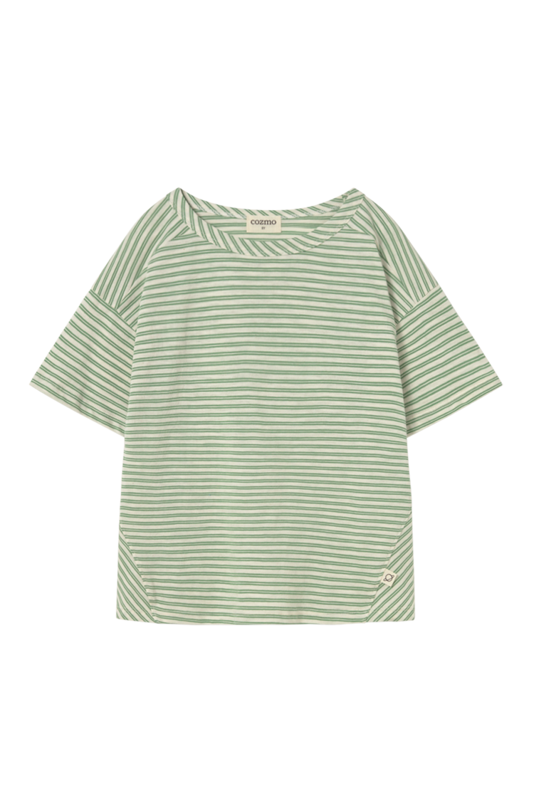 COZMO Striped Slub Baby T-Shirt