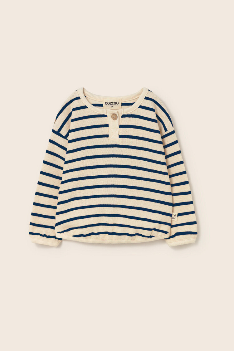 COZMO Clay Striped Baby Sweatshirt