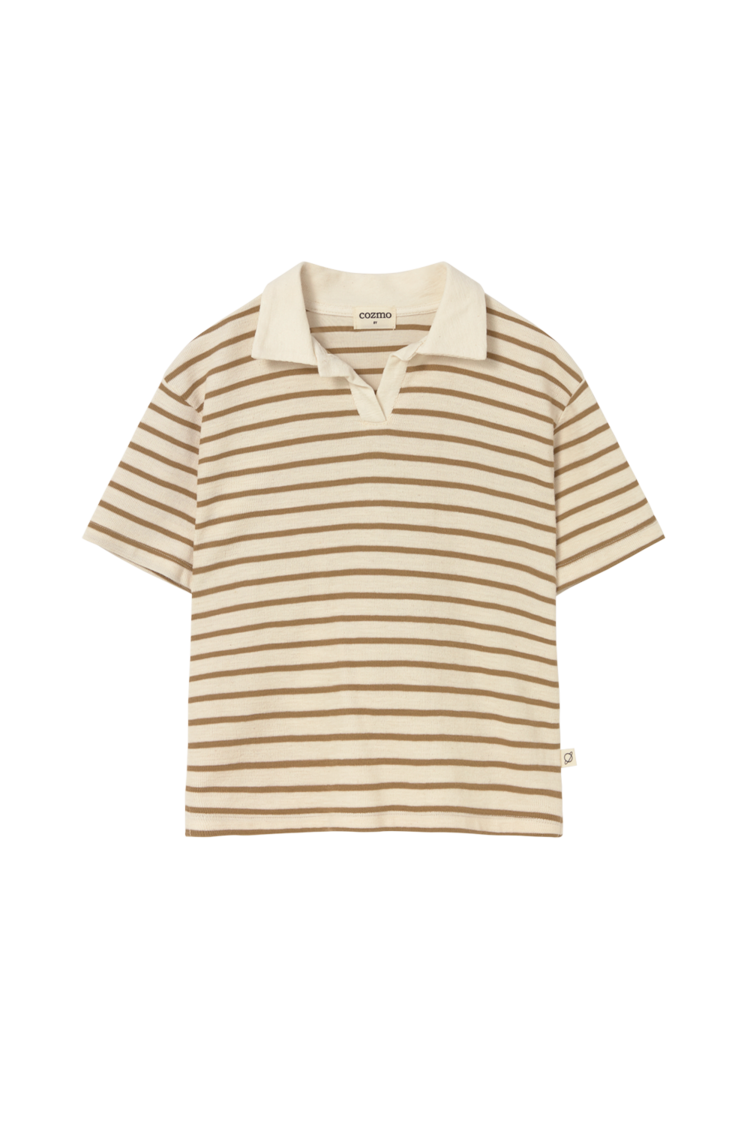 COZMO Drake Striped Polo