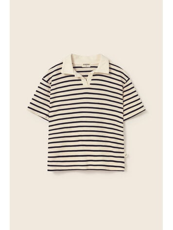 COZMO Drake Striped Polo