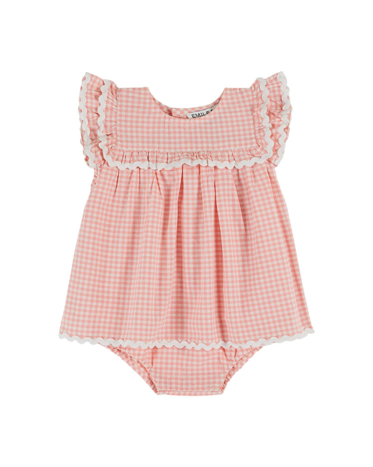 EMILE ET IDA Baby Romper Dress