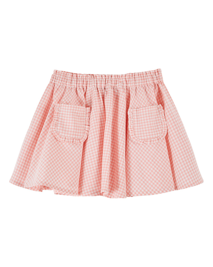 EMILE ET IDA Gingham Skirt