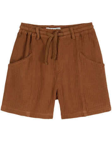 EMILE ET IDA Cotton Gauze Shorts