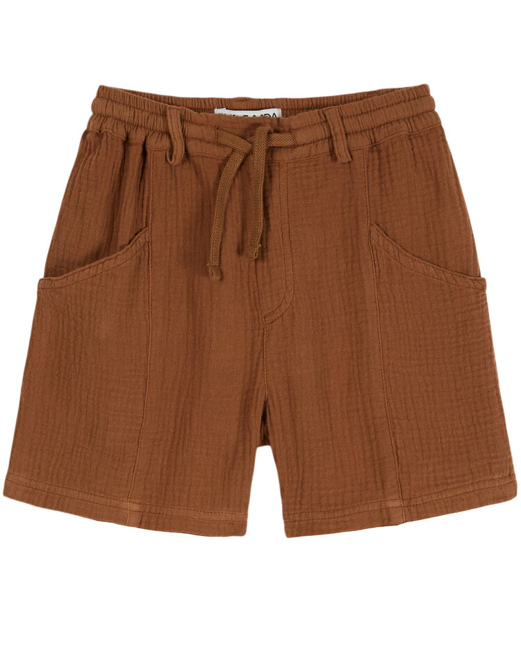 EMILE ET IDA Cotton Gauze Shorts