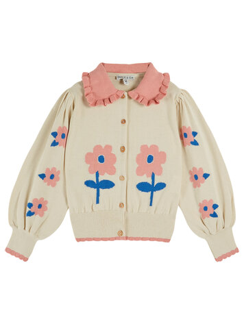 EMILE ET IDA Flowers Cardigan