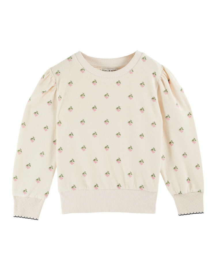 EMILE ET IDA Terry Printed Sweatshirt