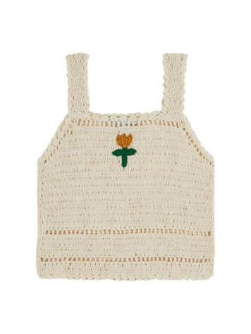 EMILE ET IDA Tulip Crochet Top